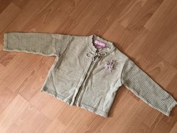 Beau gilet ML beige Orchestra T. 4 ans fille TBE