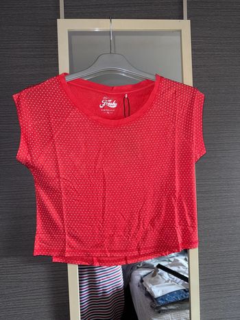 T-shirt, fluide, court