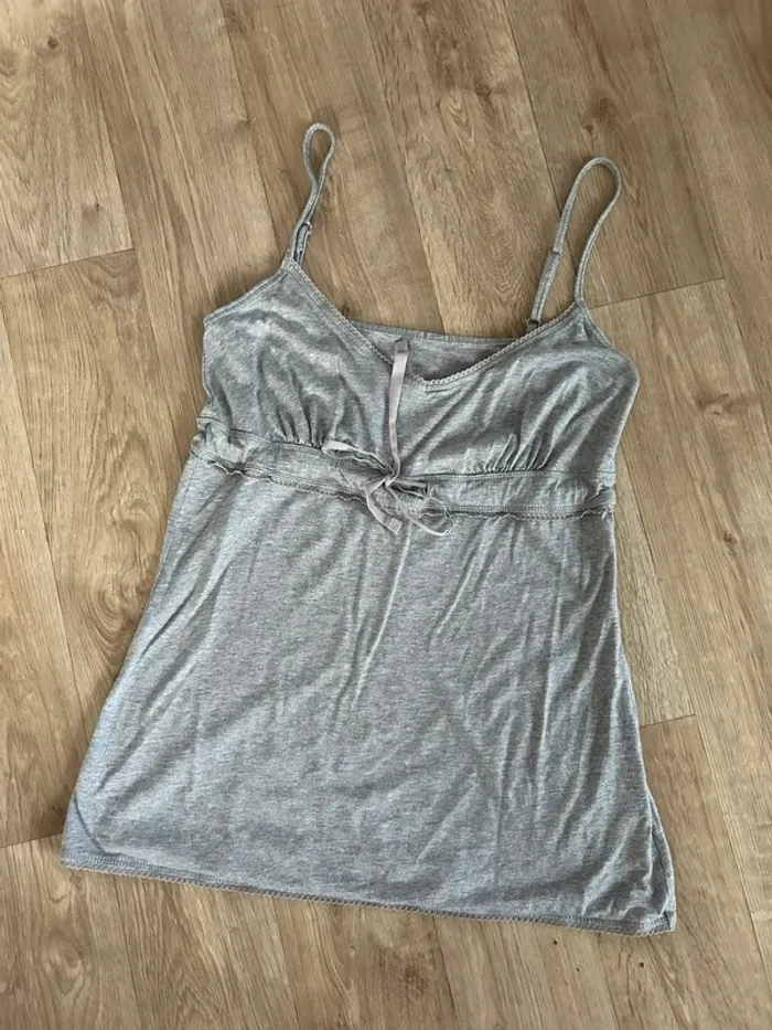 Tchibo ensemble pyjama été gris femme, taille 38/40 - photo numéro 2