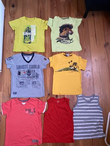 Lot tee shirts 8 ans