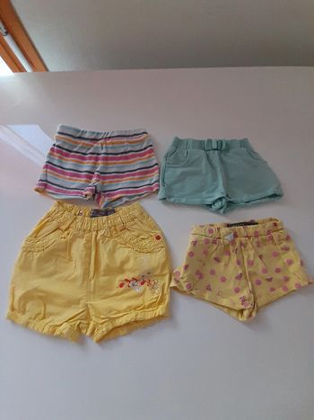 Lot de 4 shorts fille