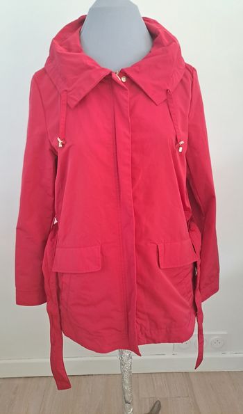 Veste imperméable rouge Geox Respira taille 40