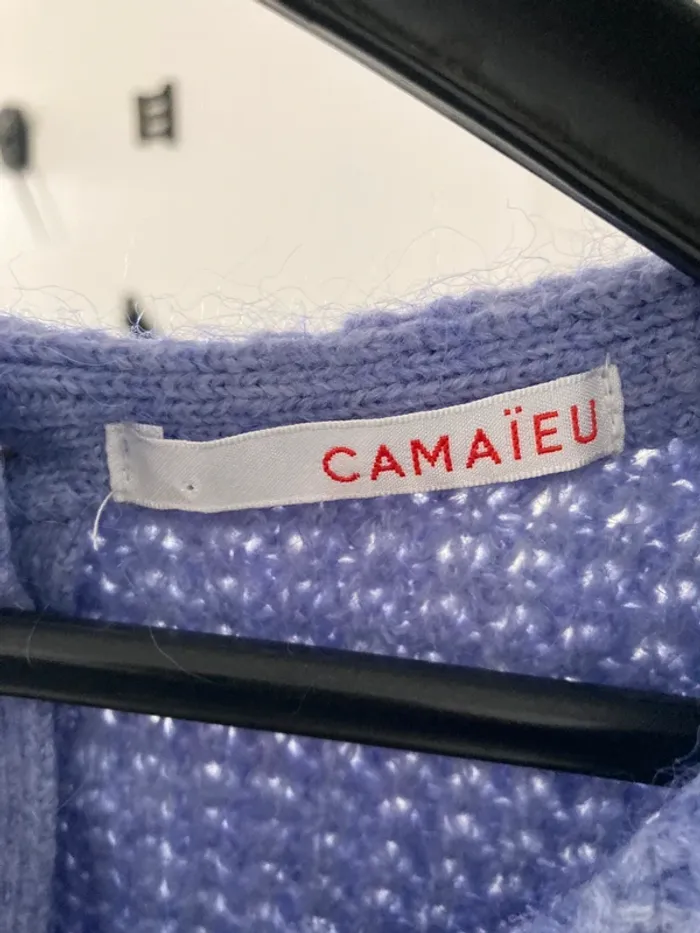Pull violet/bleu - photo numéro 3