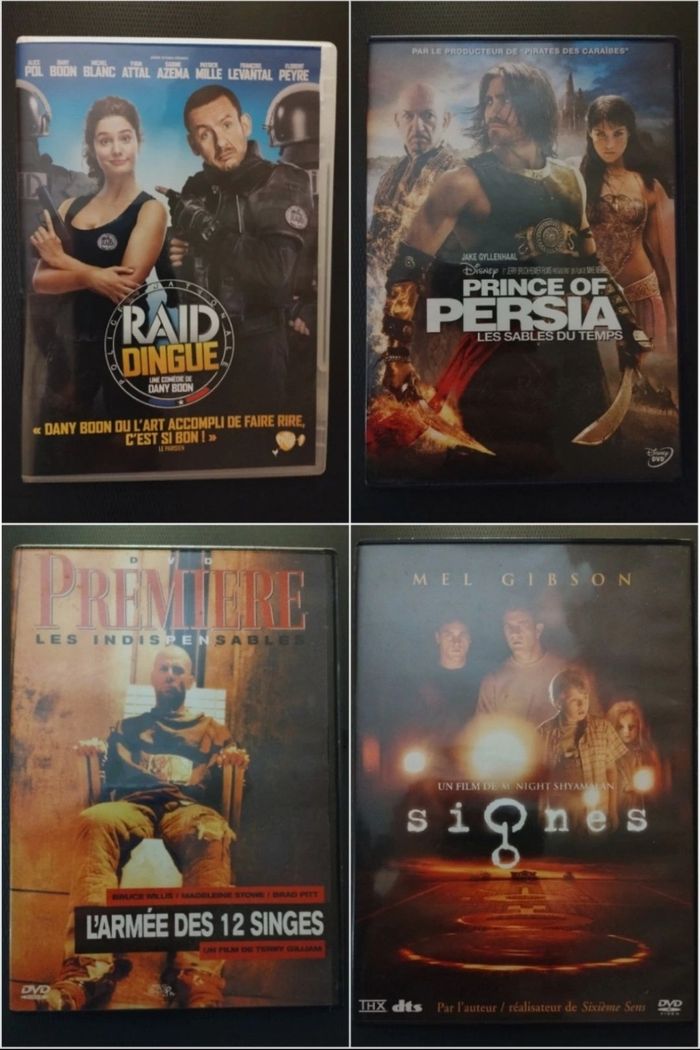 📀 DVD Lot de 4 (neuf)