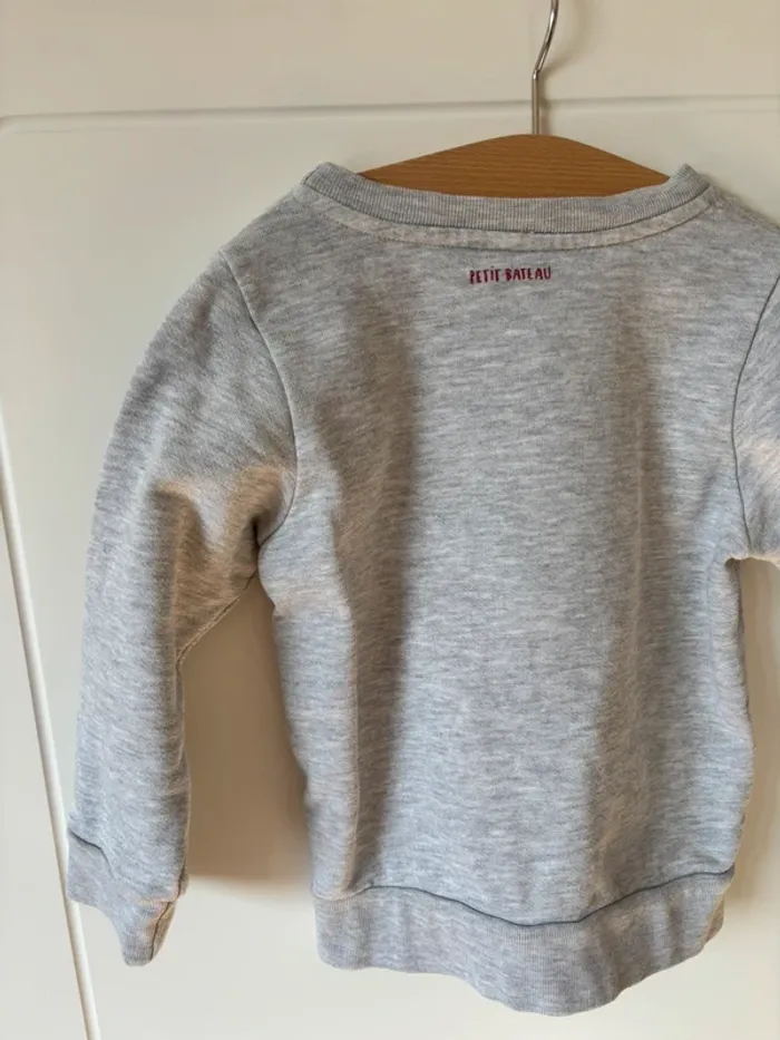 Sweat-shirt Petit Bateau cœur - photo numéro 8