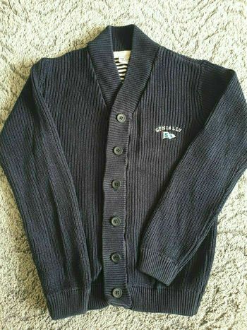 Gilet bleu marine en maille 12 ans Tape à l'œil