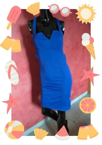 Robe habillée dos nu