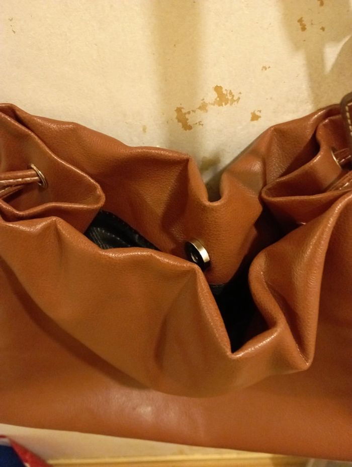Sac à main marron clair - photo numéro 8