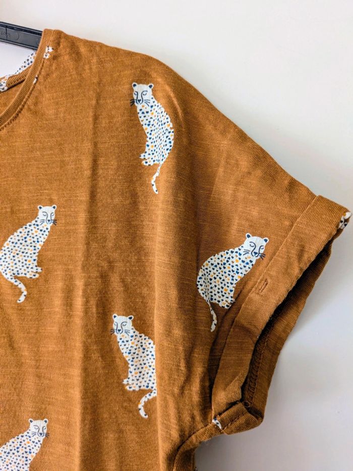 T-shirt manches courtes motifs léopard fille été parfait état - Okaïdi - 12 ans - photo numéro 2