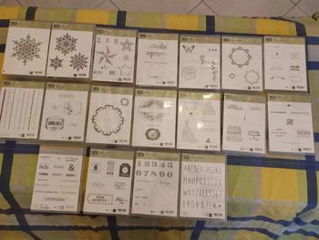 Stampin up tampons 12€ l'un