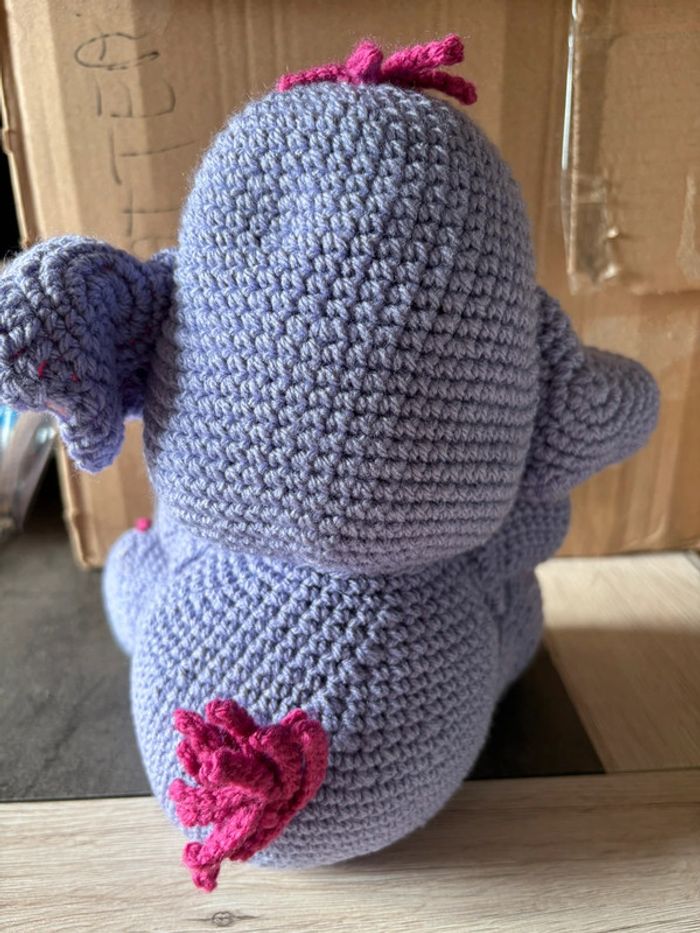 Peluche fait main l’éfélant - photo numéro 2