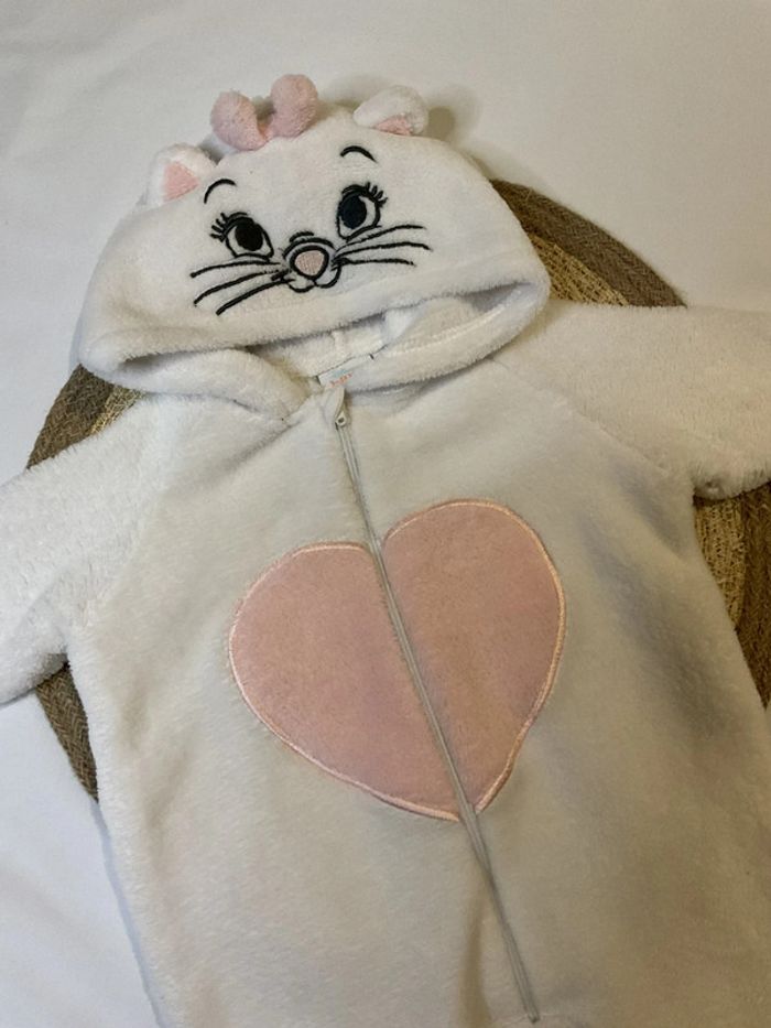 Sur pyjama combinaison fille Marie velours tout doux - photo numéro 3