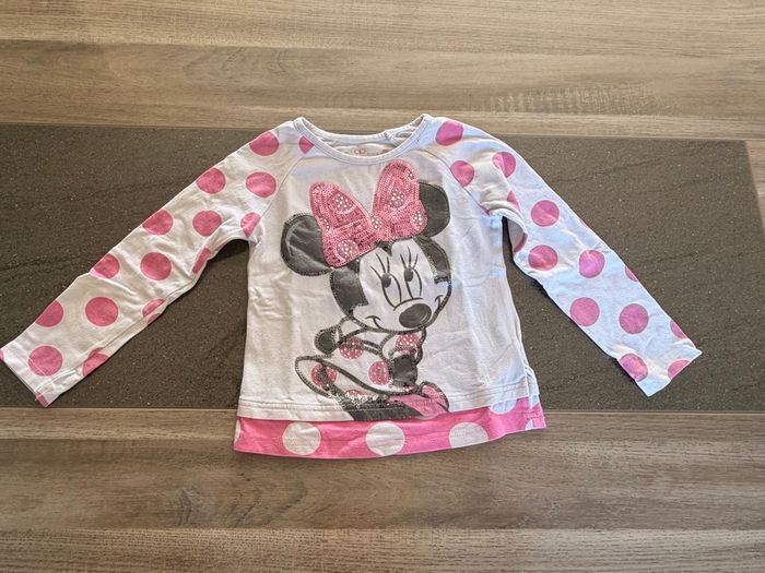 T-shirt manches longues Minnie - photo numéro 1