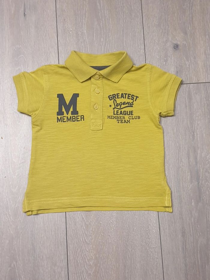Maillot manche courte. Garçon 18 mois. Marque Kiabi