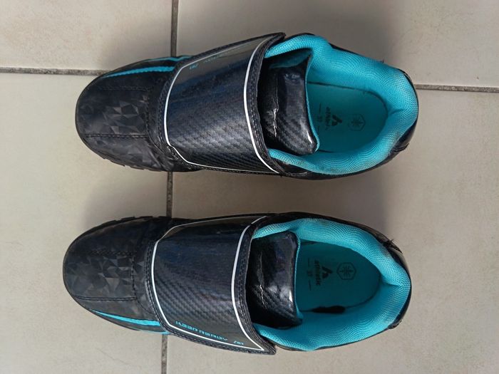Baskets noir turquoise T37 - photo numéro 3