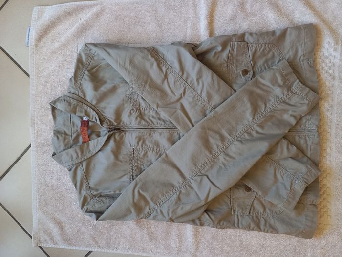🧥 Veste kaki légère doublée – Taille 2 – Marque Maya 💚 - photo numéro 8