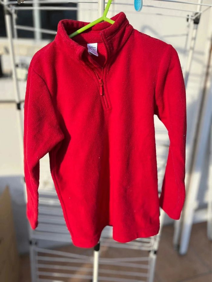 Pull polaire décathlon 5 ans rouge - photo numéro 2