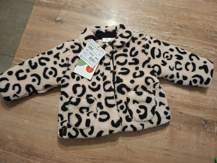 Manteau bébé fille léopard Boboli neuf - photo numéro 2