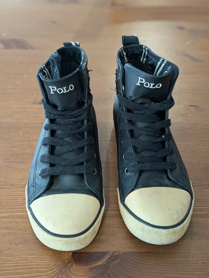 Basket montante Ralph Lauren noir - photo numéro 2