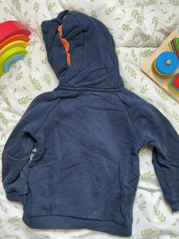 Gilet zippé à capuche marine 12 mois orchestra - photo numéro 7