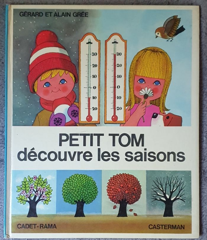 Livre Jeunesse grand format "Petit Tom découvre les saisons" (Dès 6 ans) / Éd. Casterman