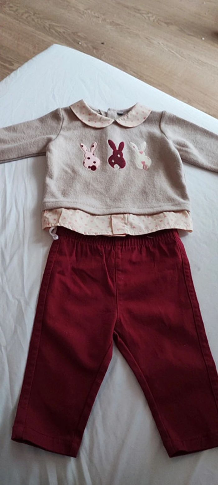 Ensemble 3-6 mois en cotton en très bon état