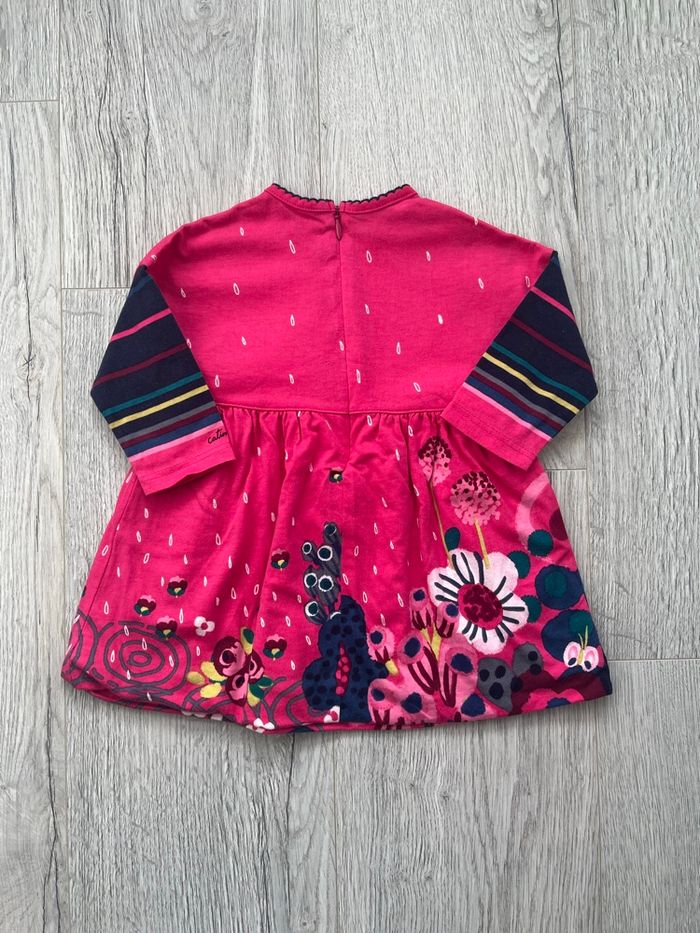 Robe Catimini – 6 mois / 68 cm – Motifs fleuristes - photo numéro 2