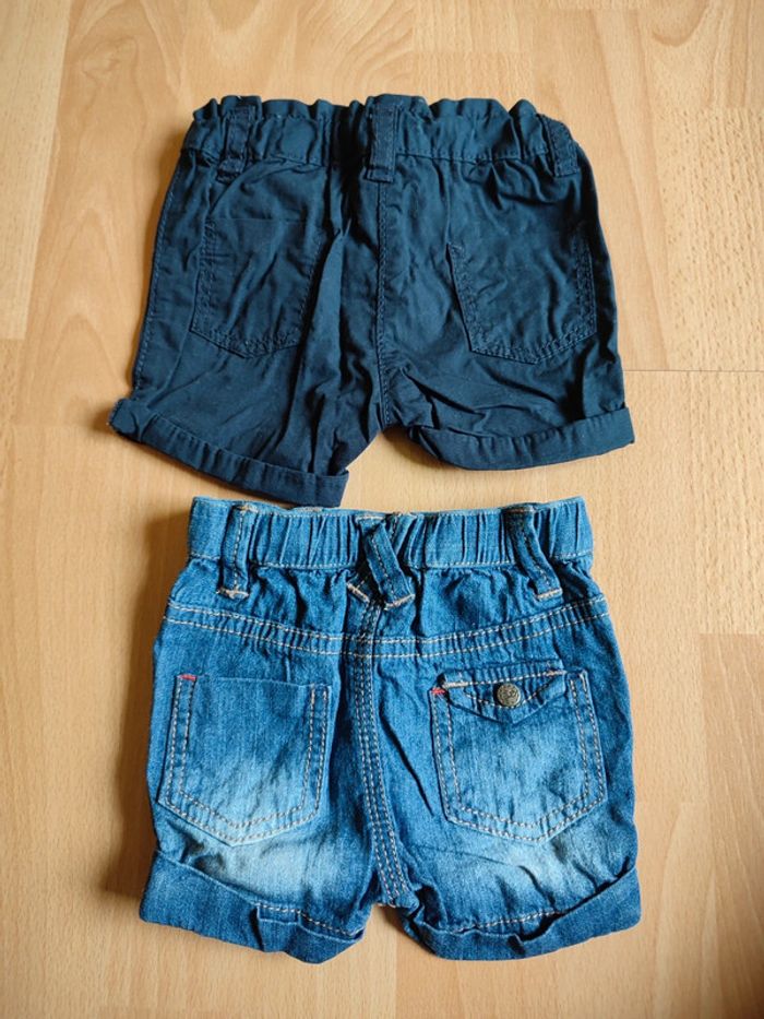 Lot de 2 shorts fille Kiabi et Kitchoun en 3-6M - photo numéro 2