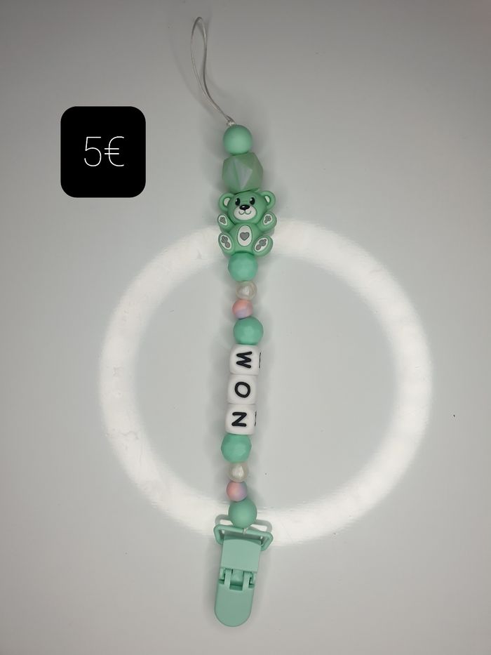 Attache tétine ourson - photo numéro 2