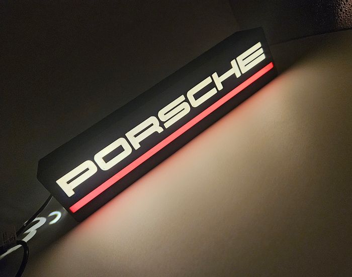 Lampe lumineuse à led porsche - photo numéro 3