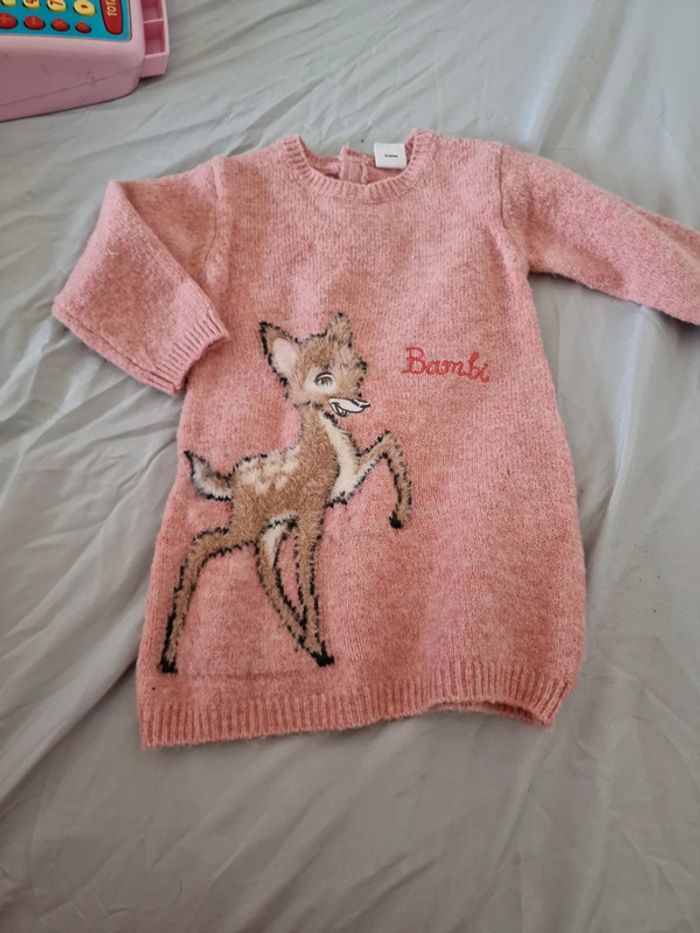 Robe bambi taille 9-12 mois