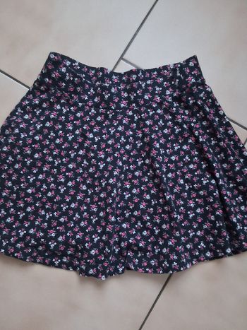 Jupe fille fleurie