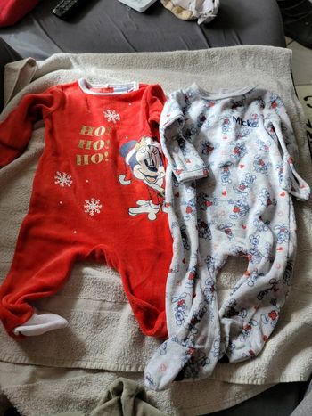 Lot de 6 pyjamas velours 6 mois garçon