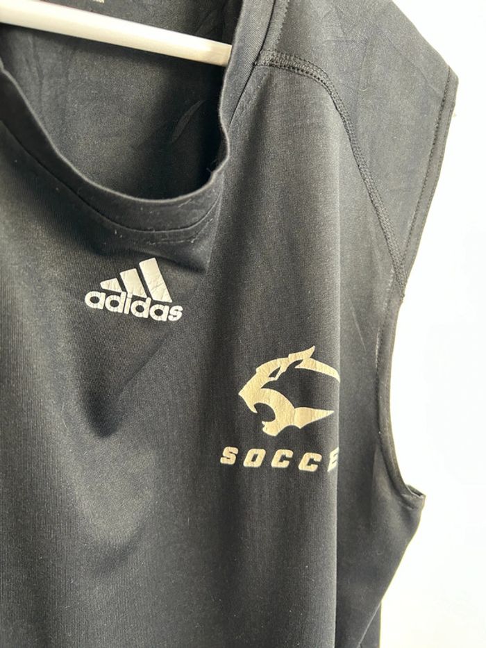 Débardeur Adidas Homme Noir | Taille L | Très Bon État | Training Été | #TM53 - photo numéro 4