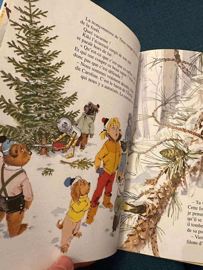 Le Noel de Caroline livre Pierre Probst années 90 vintage ancien bd album - photo numéro 3