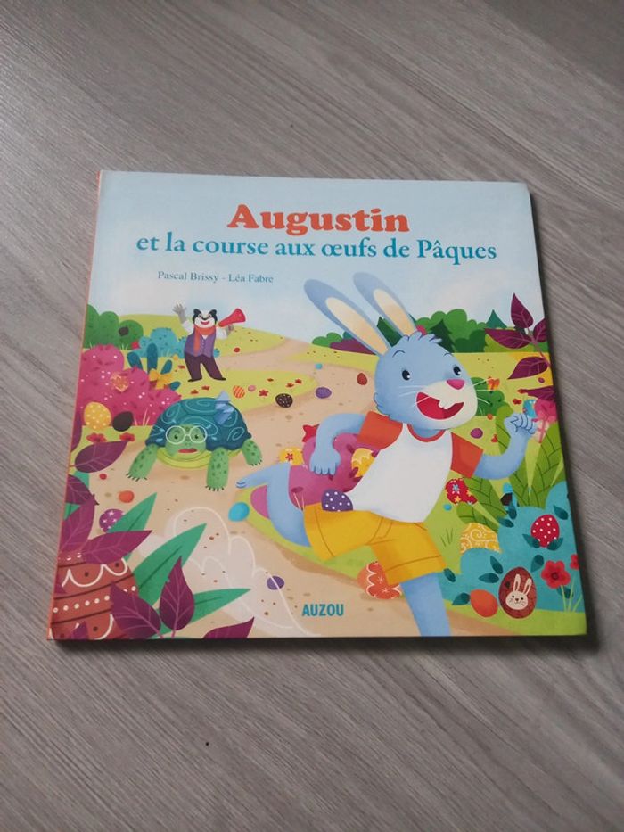 Livre " Augustin et la course aux œufs de Pâques "