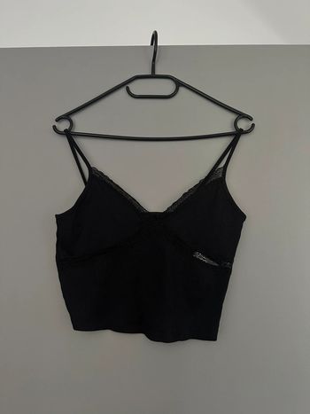 Petit top court noir Bershka taille L