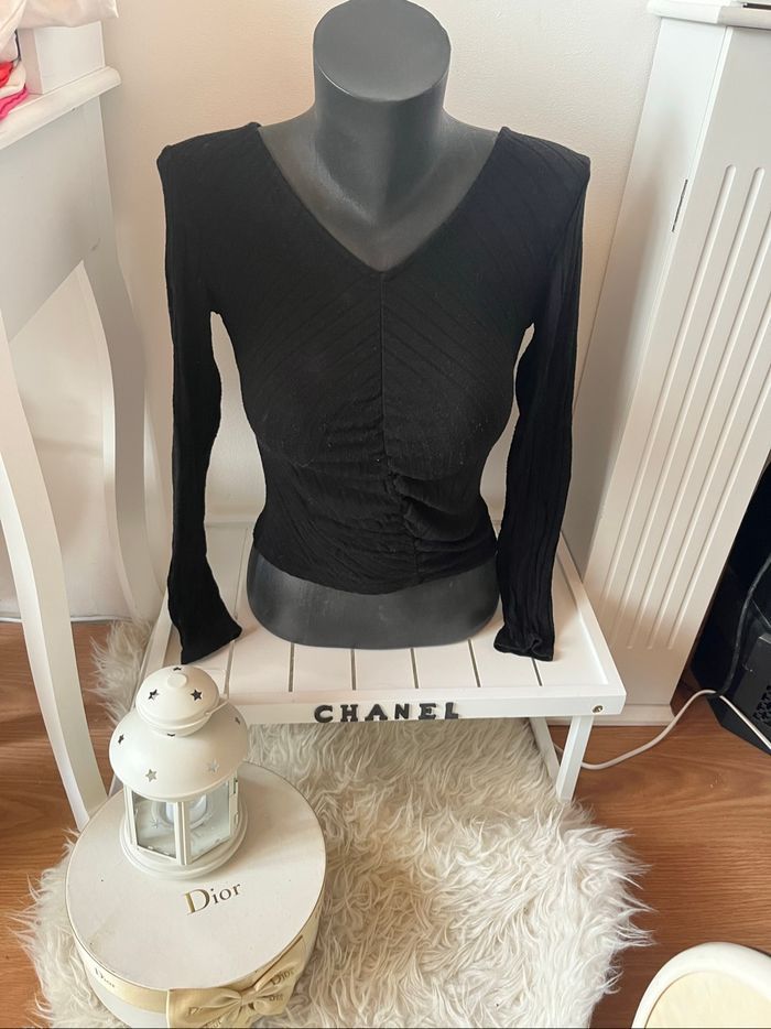 Lot 3 hauts fille ado noirs Kiabi 12/14ans/XS TBE 🖤 - photo numéro 6