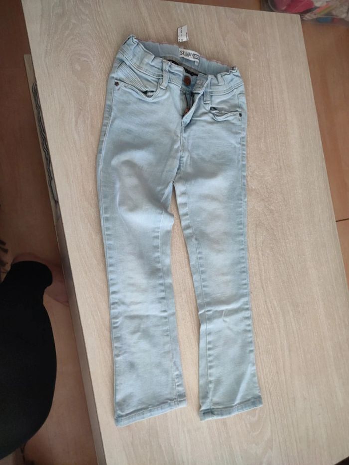 Jeans skinny clair 7/8eme Okaïdi 10 ans