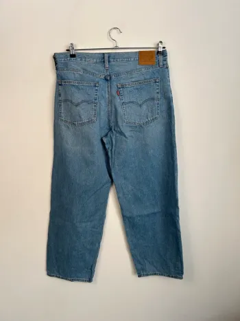 Jean Levi's Premium Femme Bleu Clair W32 L30 | Baggy Dad | Taille 42 | Très Bon État | BP271