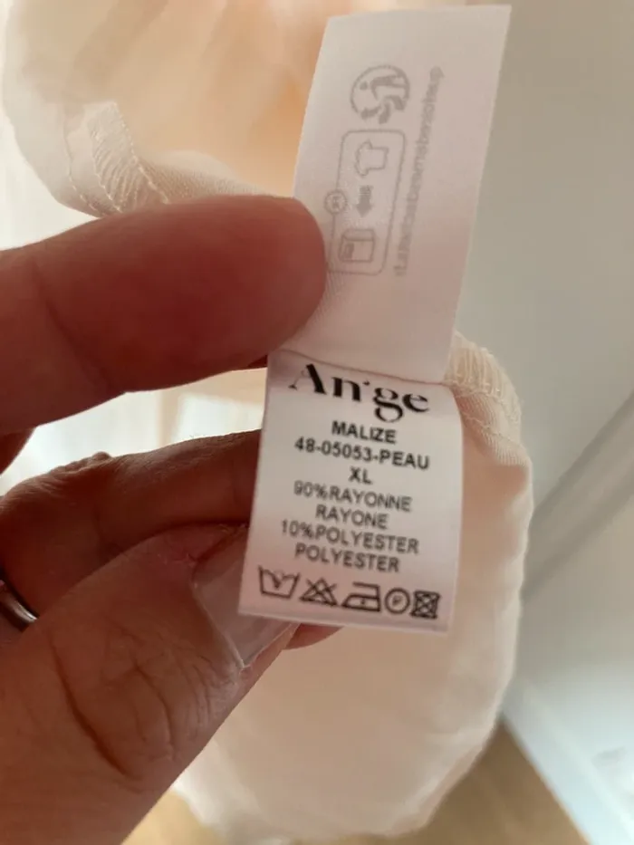 Robe longue type saharienne An’ge écrue - photo numéro 7