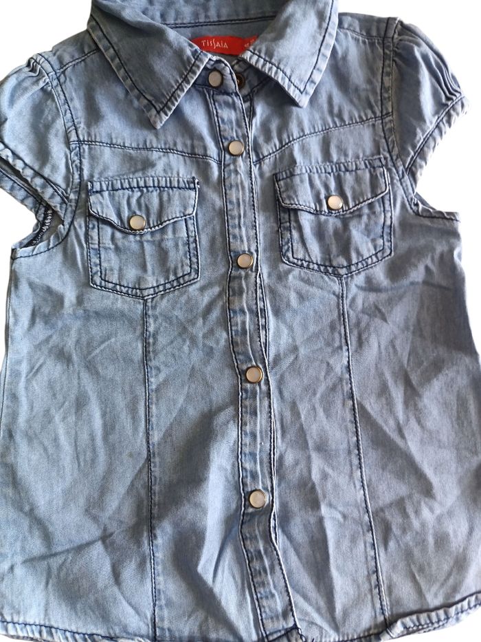 Très belle chemise sans manche 4 ans tissaia - photo numéro 2