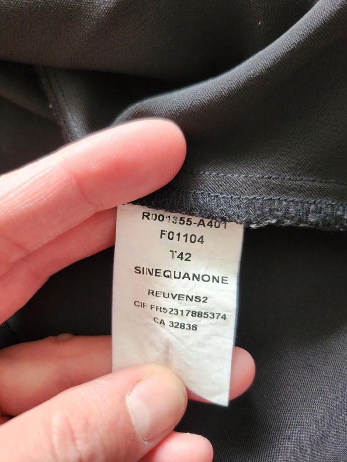 Robe noire sinequanone taille 42 - photo numéro 7