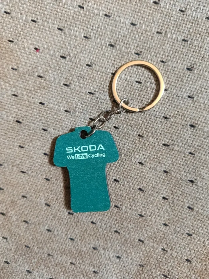 Porte clés Skoda maillot vert