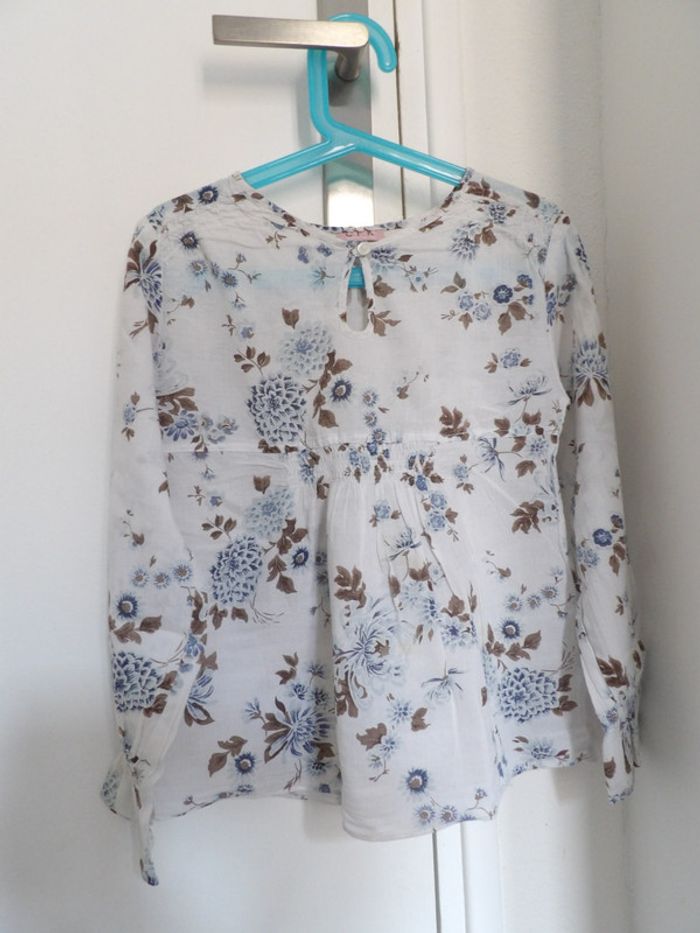 Chemisier fleurie - cfk - 10 ans - photo numéro 4