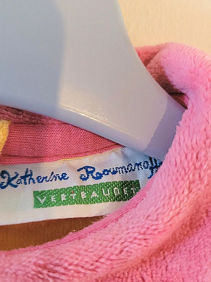 Pyjama vertbaudet rose et jaune Taille 6 mois - photo numéro 4