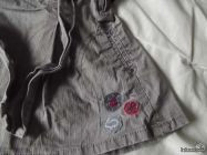 Jupe fille gris clair, Kidkanaï, taille 3 ans - photo numéro 2