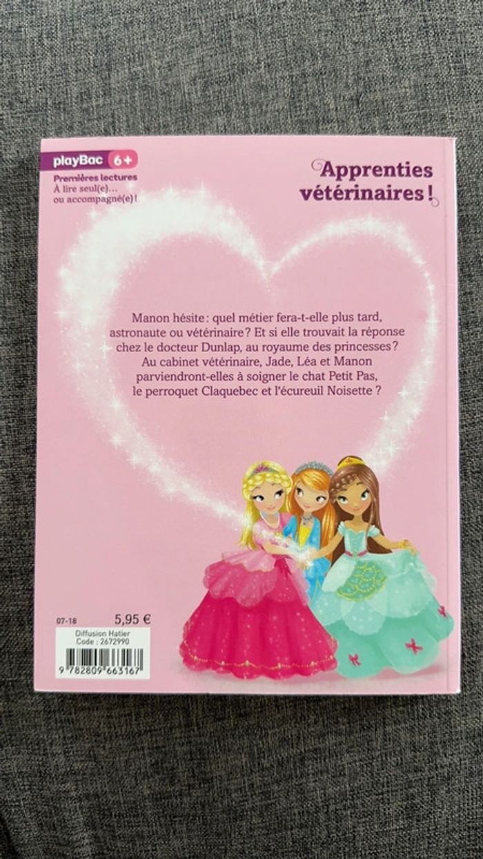 Livre une deux trois princesses apprenties vétérinaires - photo numéro 2