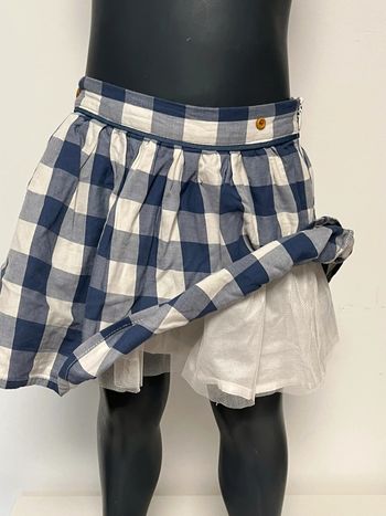 Jupe bouffante à carreaux kiabi