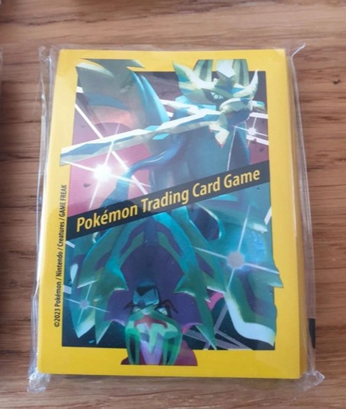 Lot de 20 paquet pokemon de sleeves zacian zamazenta neuf - photo numéro 2
